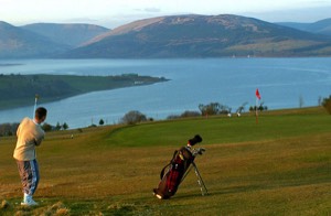 Golfing in Bute